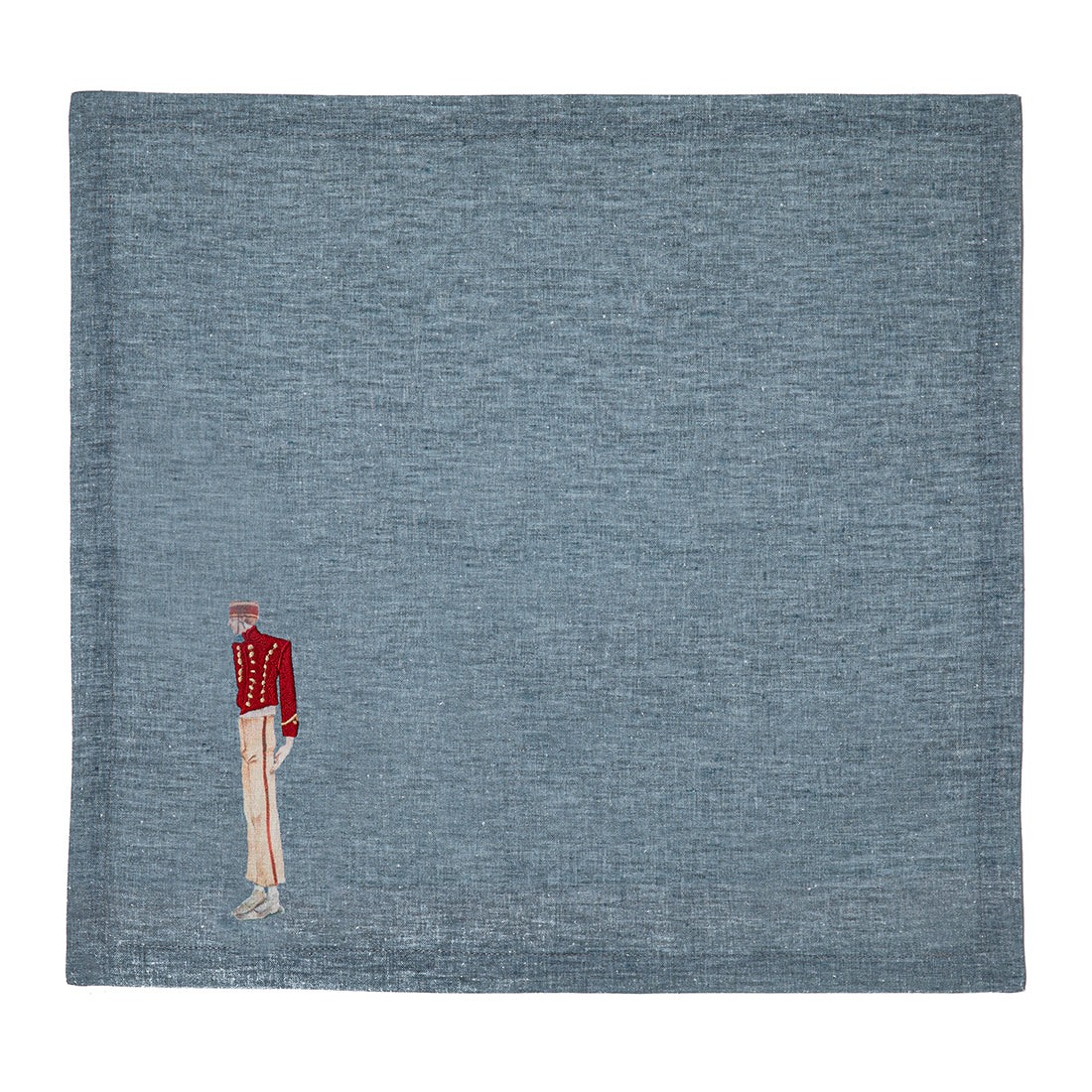 The Porter on a blue Characters napkin